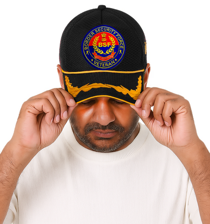 BSF Officers' (Black) Veterans Baseball Cap