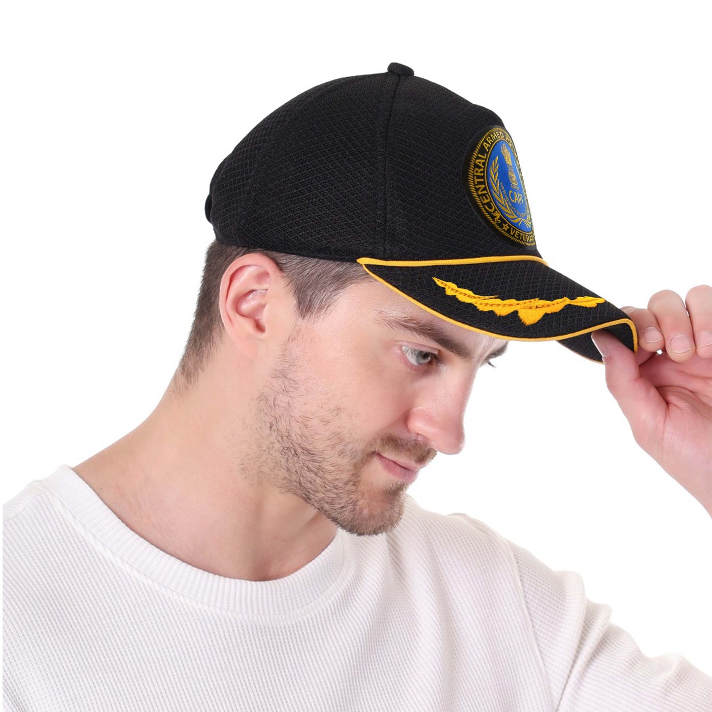Central Armed Police Force (BLACK, OFFICER) Baseball Cap for Veterans