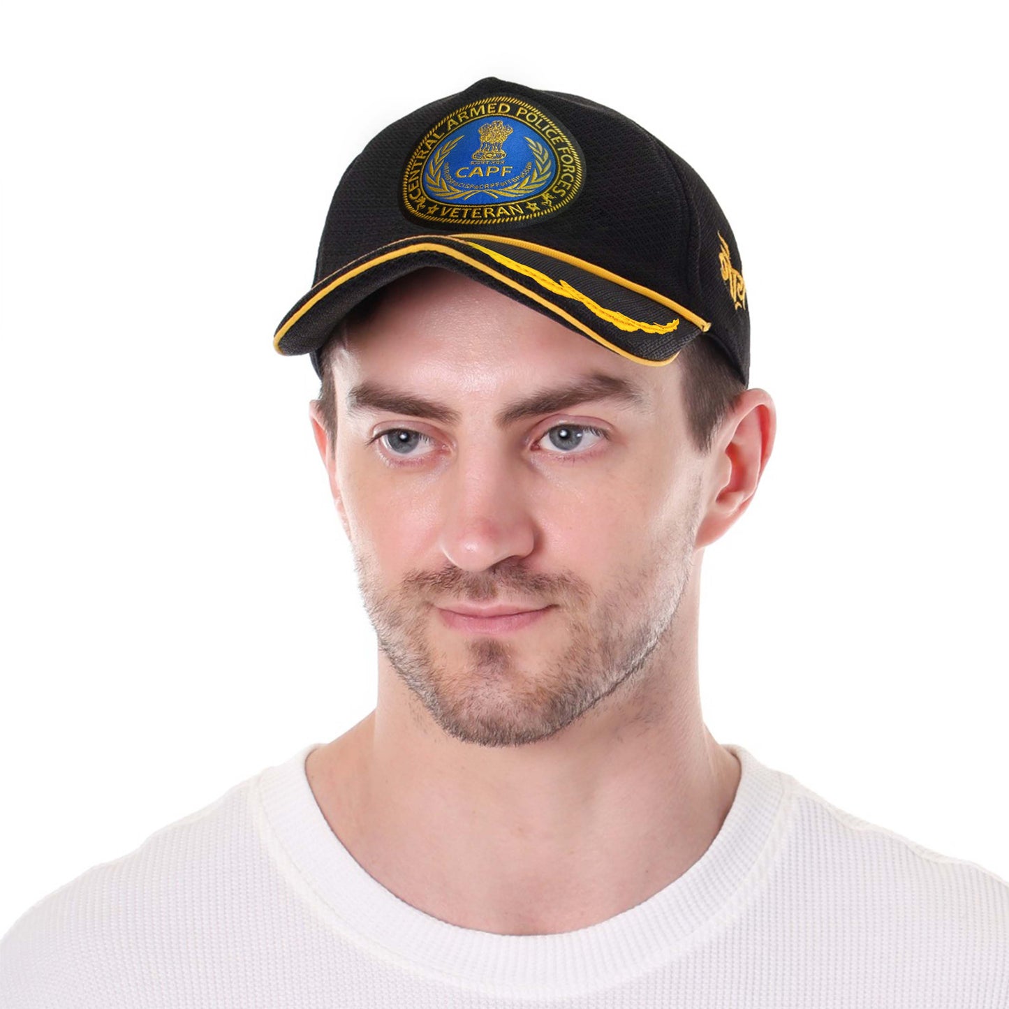 Central Armed Police Force (BLACK, OFFICER) Baseball Cap for Veterans
