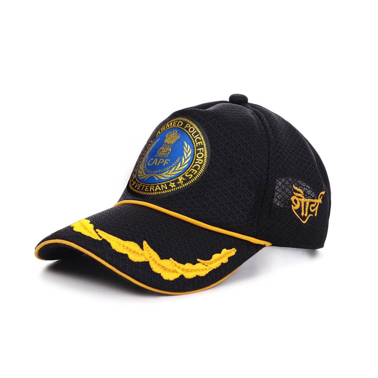 Central Armed Police Force (BLACK, OFFICER) Baseball Cap for Veterans