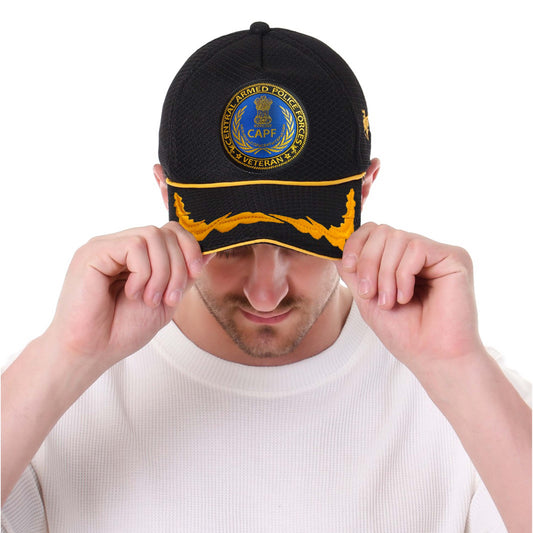 Central Armed Police Force (BLACK, OFFICER) Baseball Cap for Veterans