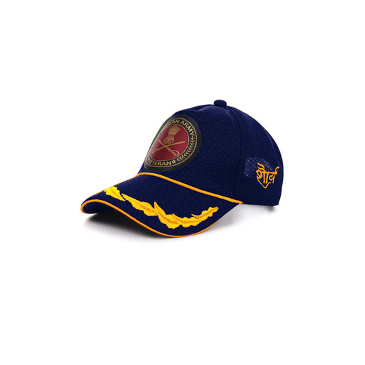 Indian Army Officers' (Blue) Veterans Baseball Cap