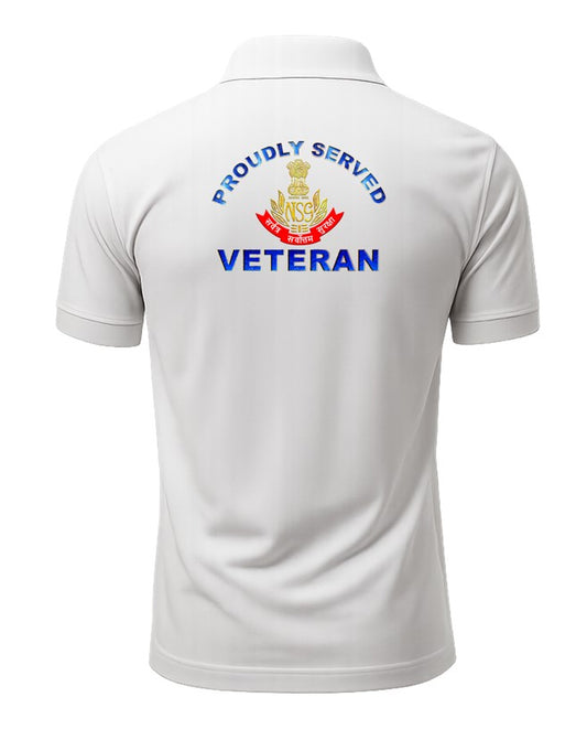 NSG Veteran Polo T-Shirt – Proudly Served Edition