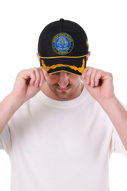 ICG (BLACK, OFFICER) Baseball Cap for Veterans