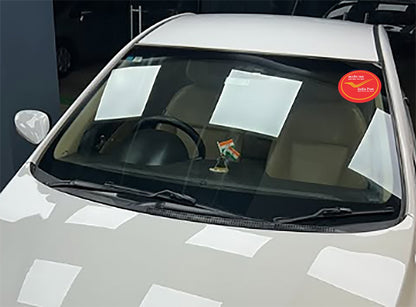 INDIAN POST Windshield Front Gumming Vinyl Stickers/Decals for Inside Pasting (Pack of 7) (Copy)