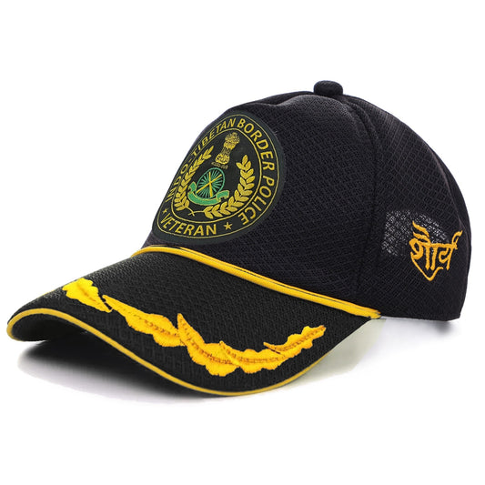 ITBP (BLACK, OFFICER) Baseball Cap for Veterans