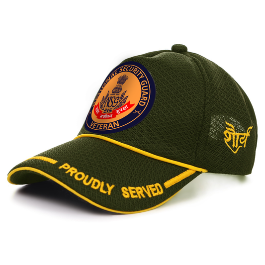 NSG (Olive Green, Proudly Served) Baseball Cap for Veterans